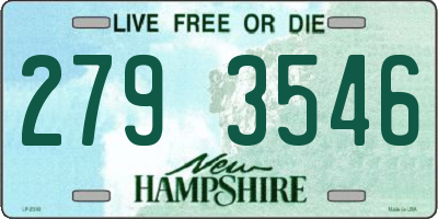 NH license plate 2793546