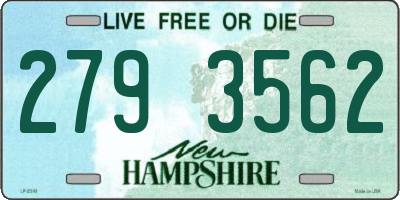 NH license plate 2793562