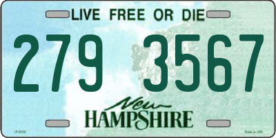 NH license plate 2793567