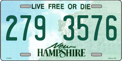 NH license plate 2793576
