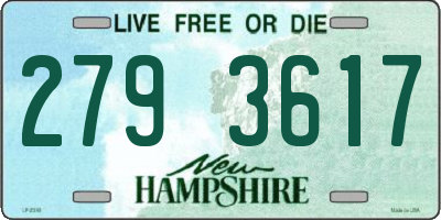 NH license plate 2793617