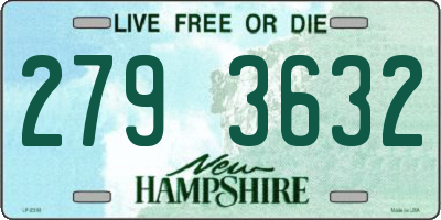 NH license plate 2793632