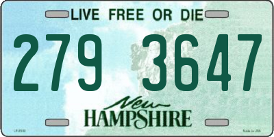 NH license plate 2793647