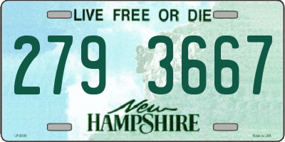 NH license plate 2793667