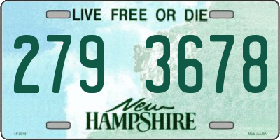 NH license plate 2793678