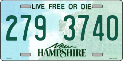 NH license plate 2793740