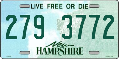 NH license plate 2793772