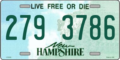 NH license plate 2793786