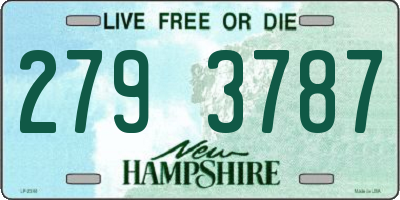 NH license plate 2793787