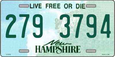 NH license plate 2793794