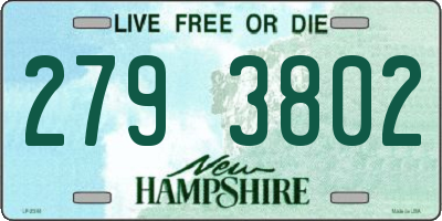 NH license plate 2793802
