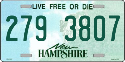 NH license plate 2793807