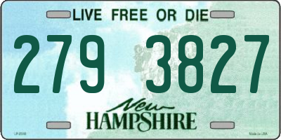 NH license plate 2793827