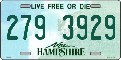 NH license plate 2793929