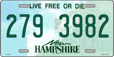 NH license plate 2793982