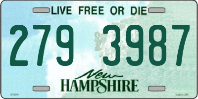 NH license plate 2793987