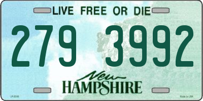 NH license plate 2793992