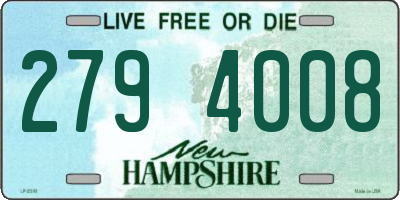 NH license plate 2794008