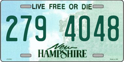 NH license plate 2794048