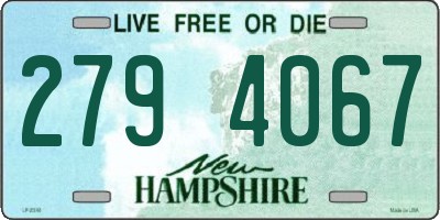 NH license plate 2794067