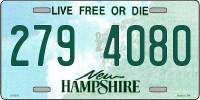 NH license plate 2794080