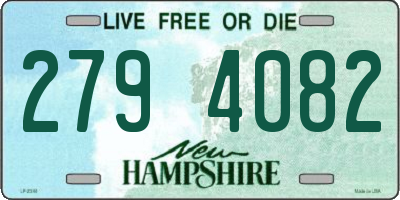 NH license plate 2794082