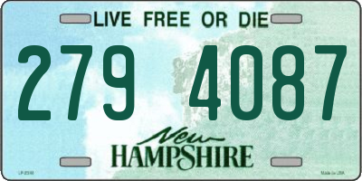 NH license plate 2794087