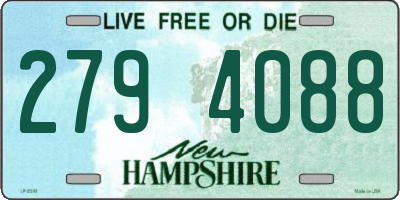 NH license plate 2794088