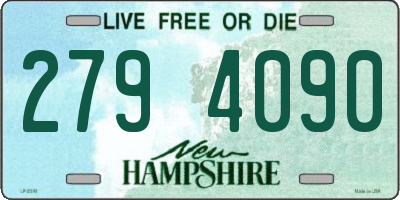 NH license plate 2794090
