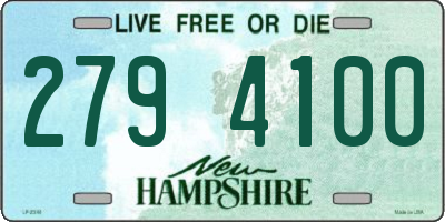 NH license plate 2794100