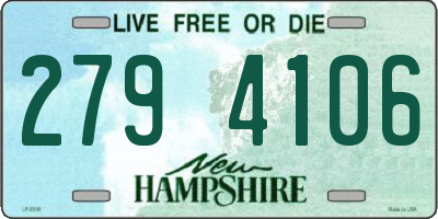 NH license plate 2794106