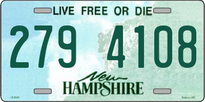 NH license plate 2794108
