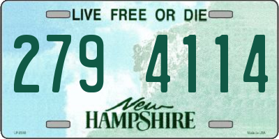 NH license plate 2794114