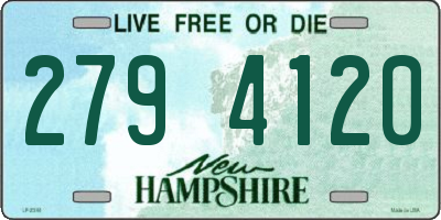 NH license plate 2794120