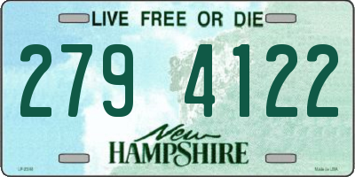 NH license plate 2794122