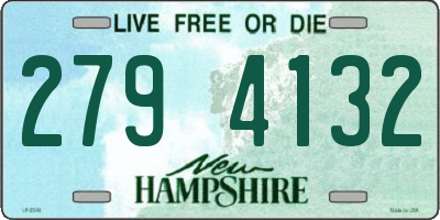 NH license plate 2794132