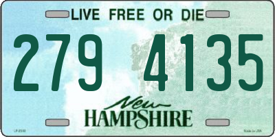NH license plate 2794135
