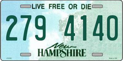 NH license plate 2794140