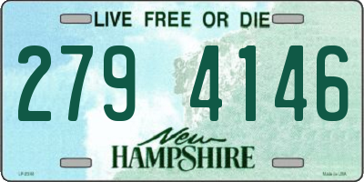 NH license plate 2794146