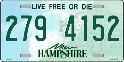 NH license plate 2794152