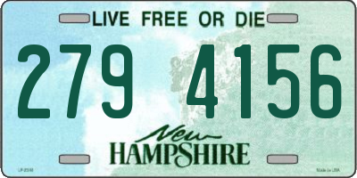NH license plate 2794156