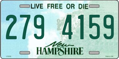 NH license plate 2794159