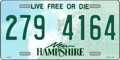 NH license plate 2794164
