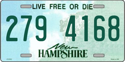 NH license plate 2794168