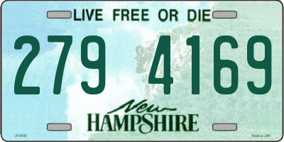 NH license plate 2794169