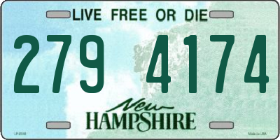 NH license plate 2794174