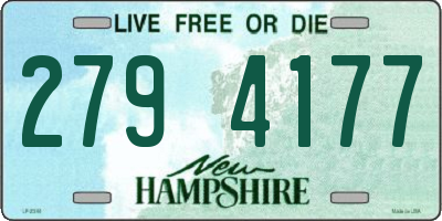 NH license plate 2794177