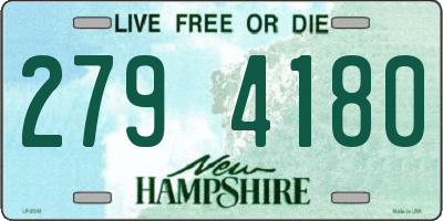 NH license plate 2794180