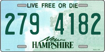 NH license plate 2794182
