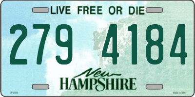 NH license plate 2794184